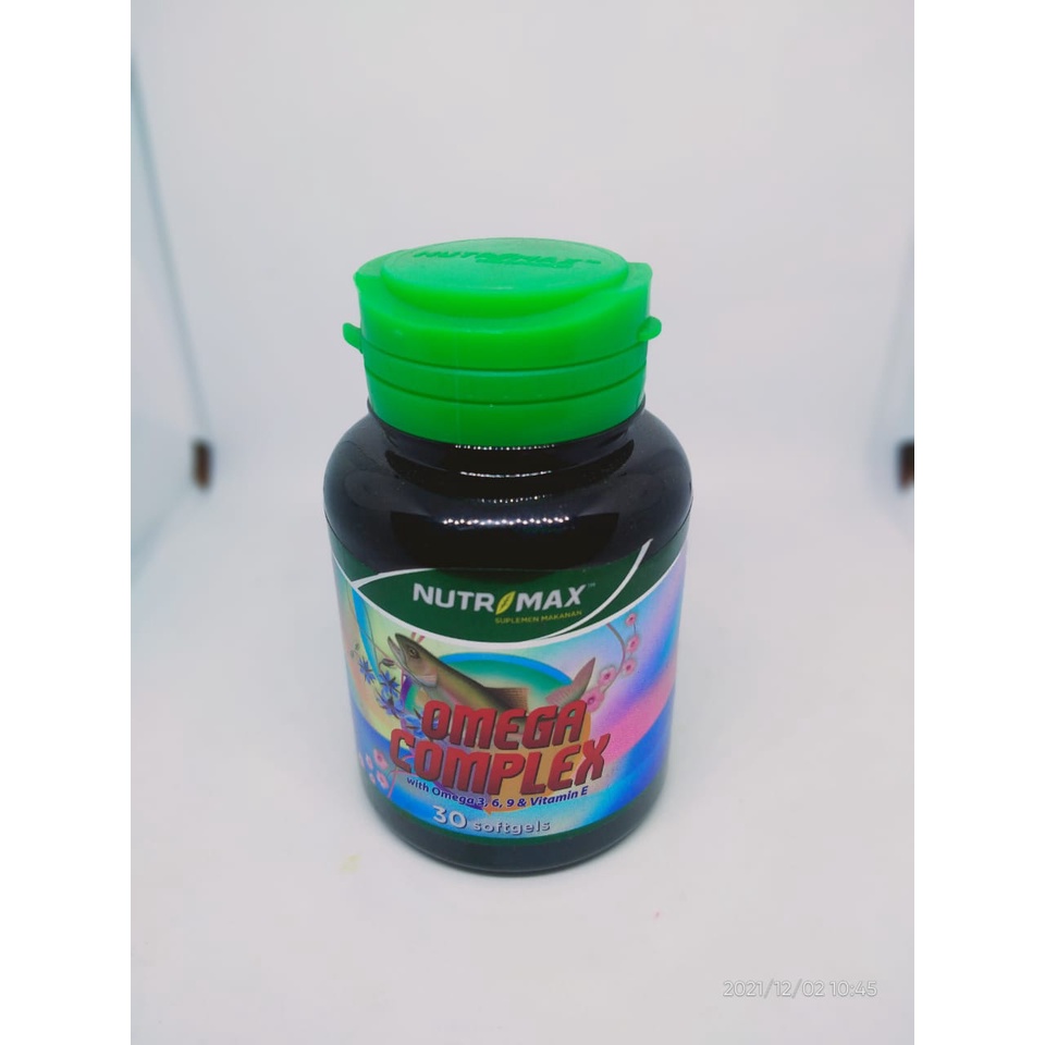 Jual Nutrimax Omega Complex with Omega 3, 6, 9 dan vitamin E 30 kapsul