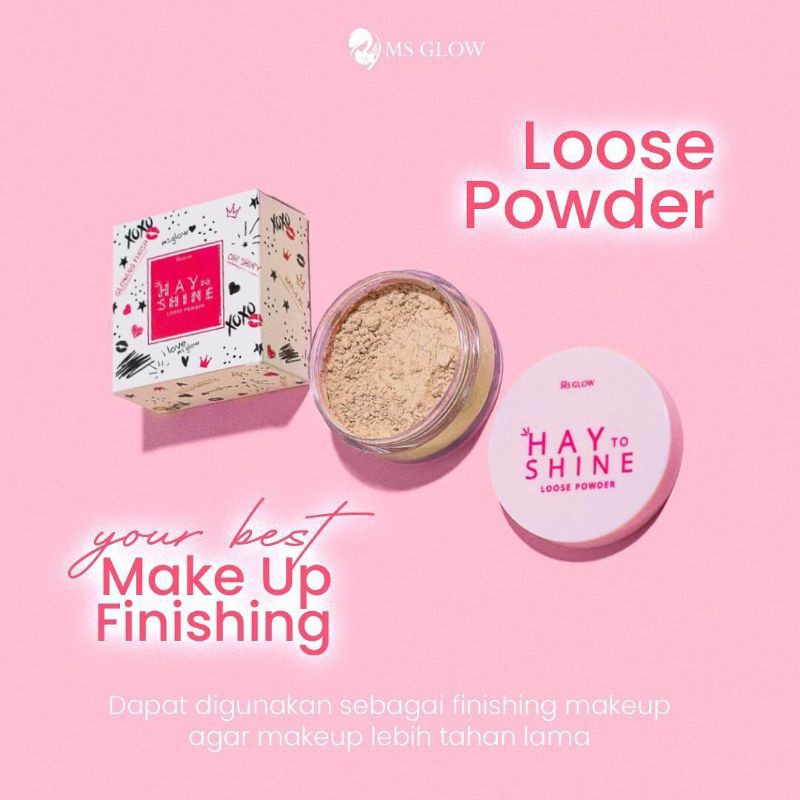 Jual LOOSE POWDER HAY TO SHINE (natural & ivory) | Shopee Indonesia