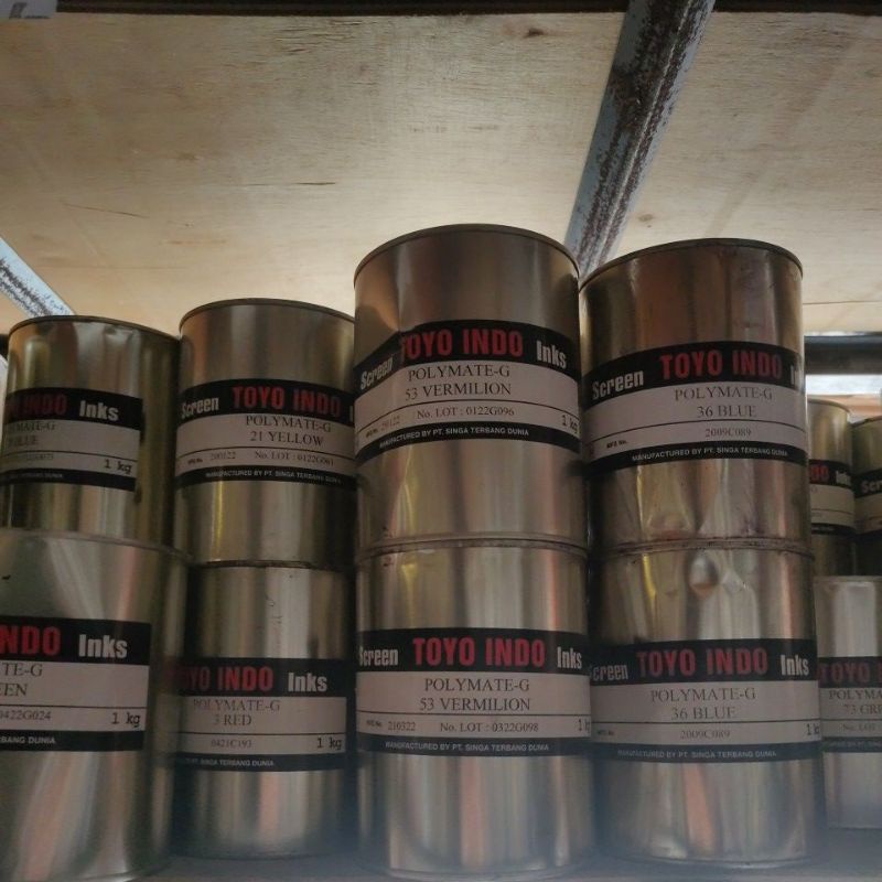 Jual Tinta sablon plastik Toyo Polymate 1kg | Shopee Indonesia