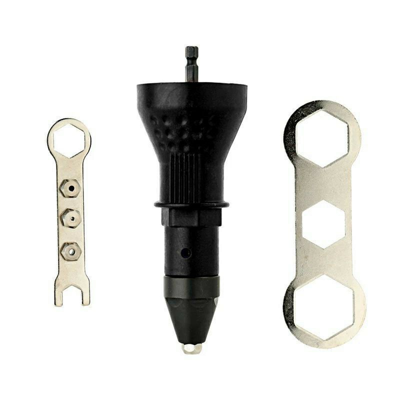 Jual Tang Rivet Elektrik Gun Mata Bor Paku Rivet Otomatis | Shopee ...