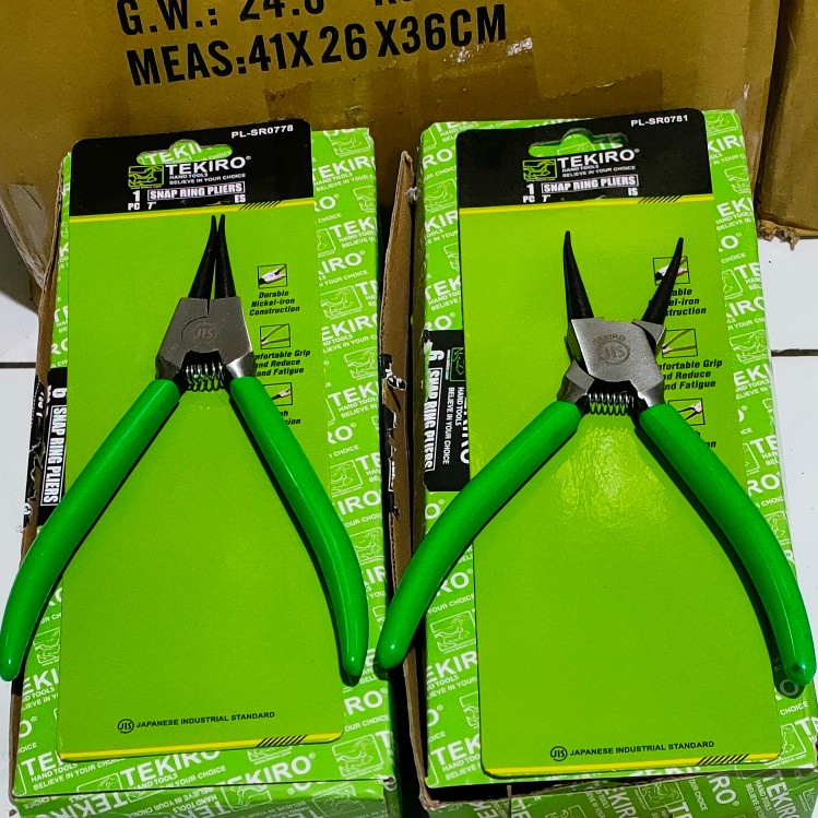 Jual Tang Snap Ring Pliers 7 Inchi Set Tekiro - Tang Sepi 7 Inchi Set ...