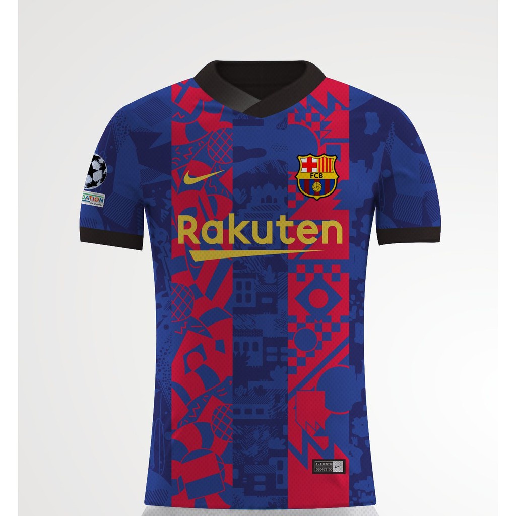 Jersey Barcelona 2021-2022 Full Printing Free Nama Nomor Punggung