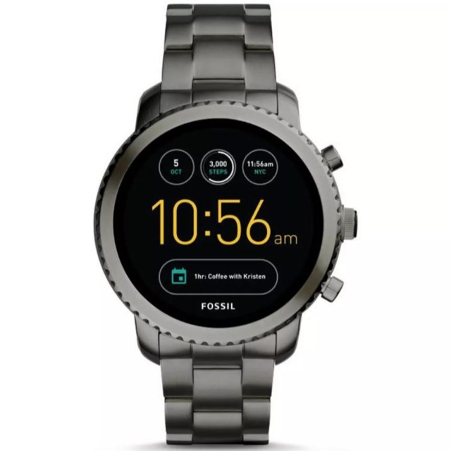 Jual Jam Tangan FOSSIL Smartwatch FTW4001 Gen 3 Q Explorist Smoke Grey Stainlessteel Original Shopee Indonesia