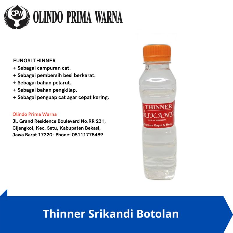 Jual Srikandi Thinner Botolan | Shopee Indonesia