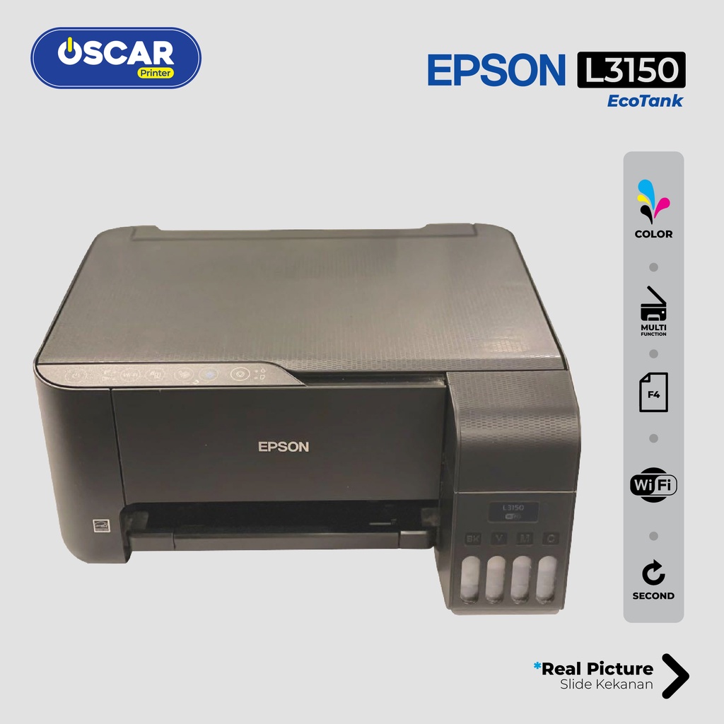 Jual Printer Epson L3150 Ecotank Print Scan Copy Wifi Tinta Baru Nozzle Full Second 0563