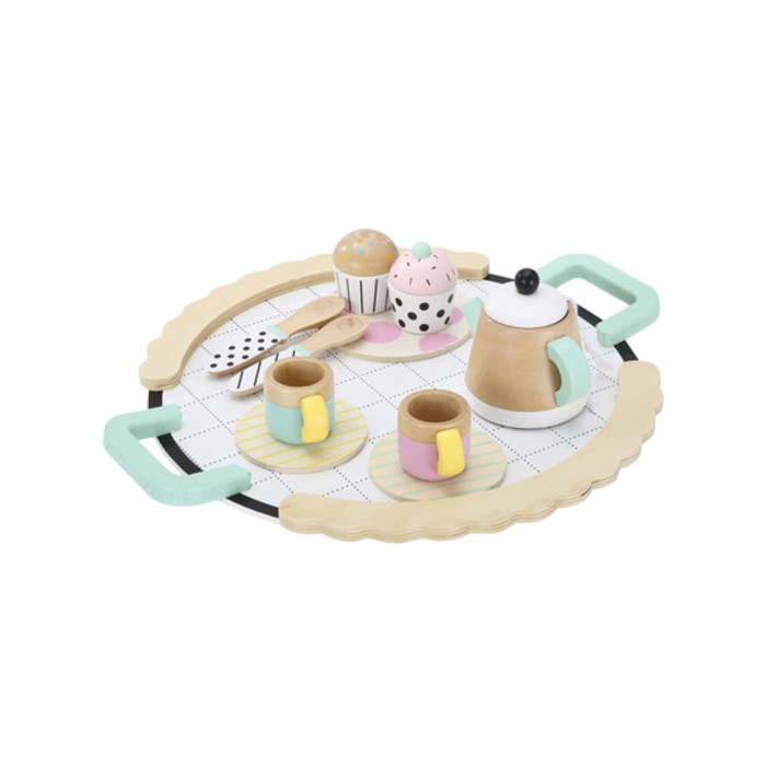 Jual Mainan kayu tea set - wooden tea set KM1918 import | Shopee Indonesia