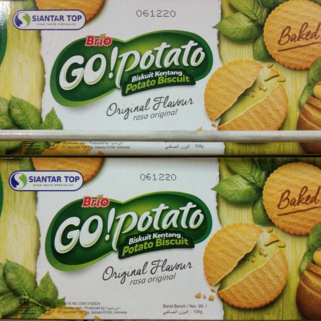Jual Brio Go Potato Biskuit Kentang | Shopee Indonesia