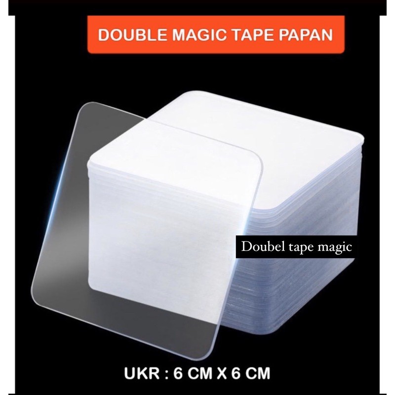 Jual DOUBLE TAPE MAGIC PAPAN ISI 10 pcs | Shopee Indonesia