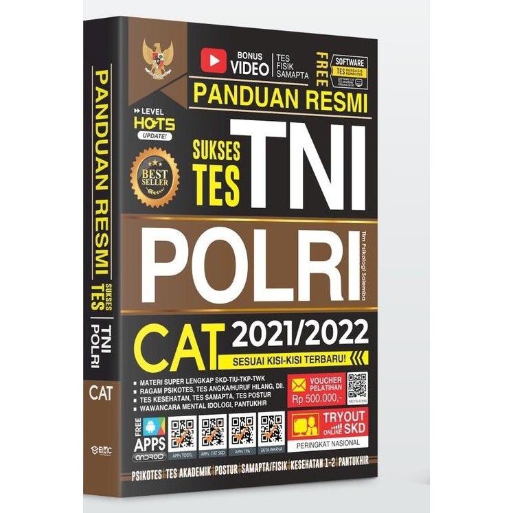 Jual Panduan Resmi Sukses Tes Tni Polri 2021 2022 Bonus Skd Shopee