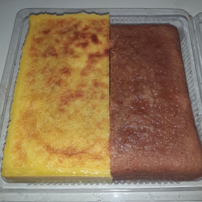 Jual 2 jenis kue basah khas palembang MIX Lapis legit, Engkak, maksuba ...