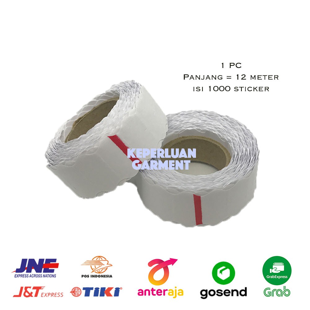 Jual Sticker Numbering (Putih/White) Per Roll (Isi 9pcs) | Shopee Indonesia