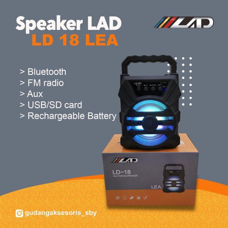 Jual Speaker bluetooth Plus LED super bass | Shopee Indonesia