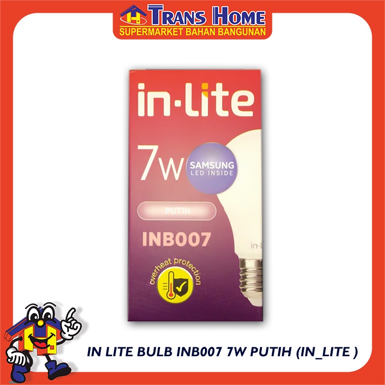 Jual Lampu In Lite Bulb INB007 7W Warna Putih (In Lite) | Shopee Indonesia