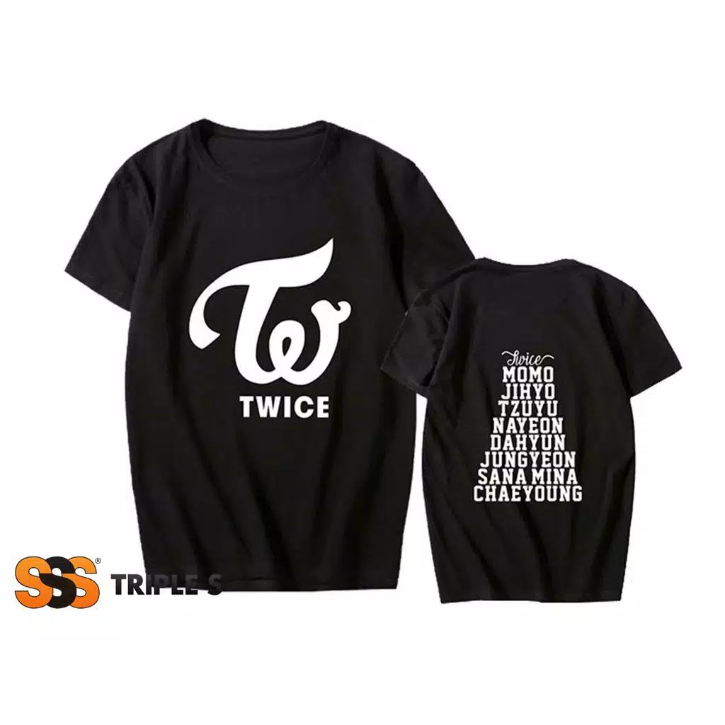 Jual Kaos Tshirt Kpop Twice Sana Tzuyu Mina Momo Jihyo Chaeyoung Dahyun Jeongyeon Nayeon 5391