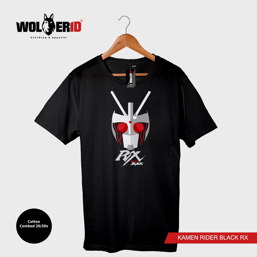Jual Kamen Rider Rx kaos anime baja hitam | Shopee Indonesia