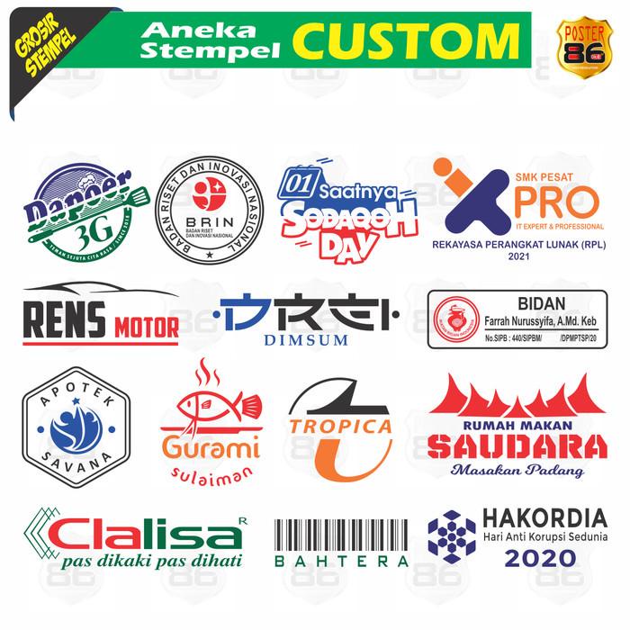 Jual Stempel / Stempel Custom Otomatis Tinta Didalam Bisa Refill ...