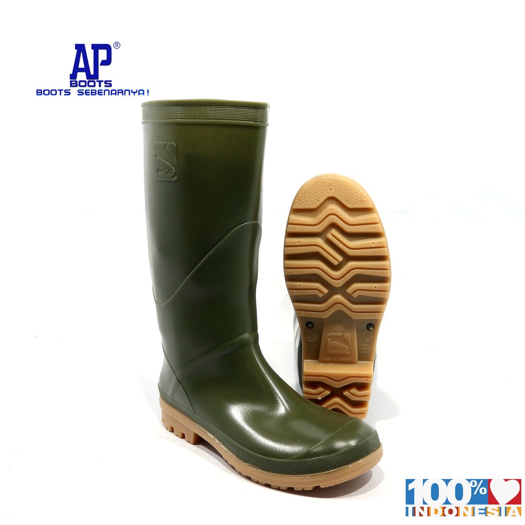 Jual AP ORCA GREEN 39-43 - SEPATU BOOT SAFETY KARET - AP BOOTS | Shopee ...