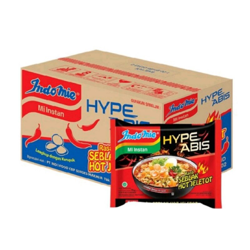 Jual Indomie Kuah Rasa Seblak Hot Jeletot 1 Dus Isi 40 Bungkus Shopee