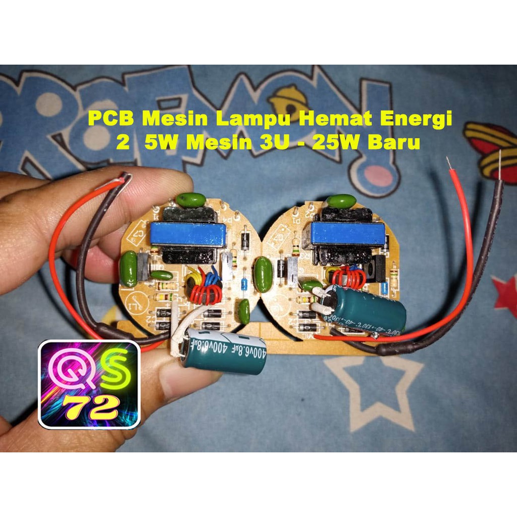 Jual Pcb Mesin Lampu Hemat Energi W Mesin U W Baru Shopee Indonesia