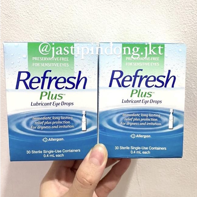 Jual Refresh Plus Lubricant Eye Drops 30 Vials Allergan Shopee Indonesia 