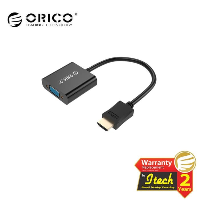 Jual ORICO DHTV-C20 ( HDMI A to VGA Adapter ) | Shopee Indonesia