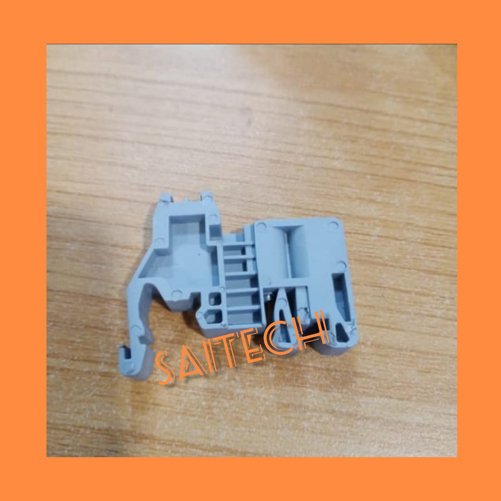 Jual E/UK EUK Screw Fixed Terminal Block End Stopper Fittings Din Rail