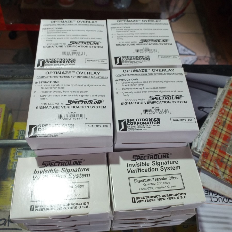 Jual 1 Set Spectroline & Overlay Signature | Shopee Indonesia
