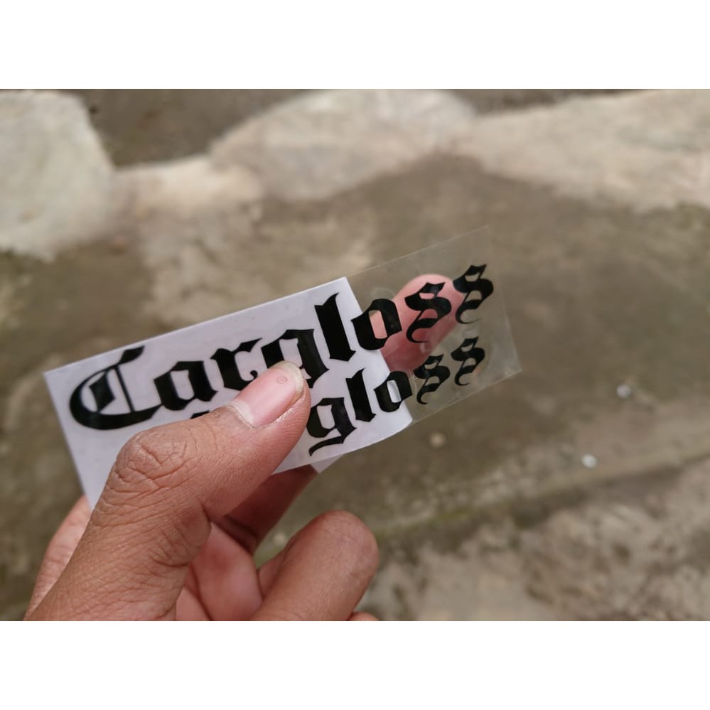 Jual STICKER CARGLOSS SET 2 PCS | Shopee Indonesia
