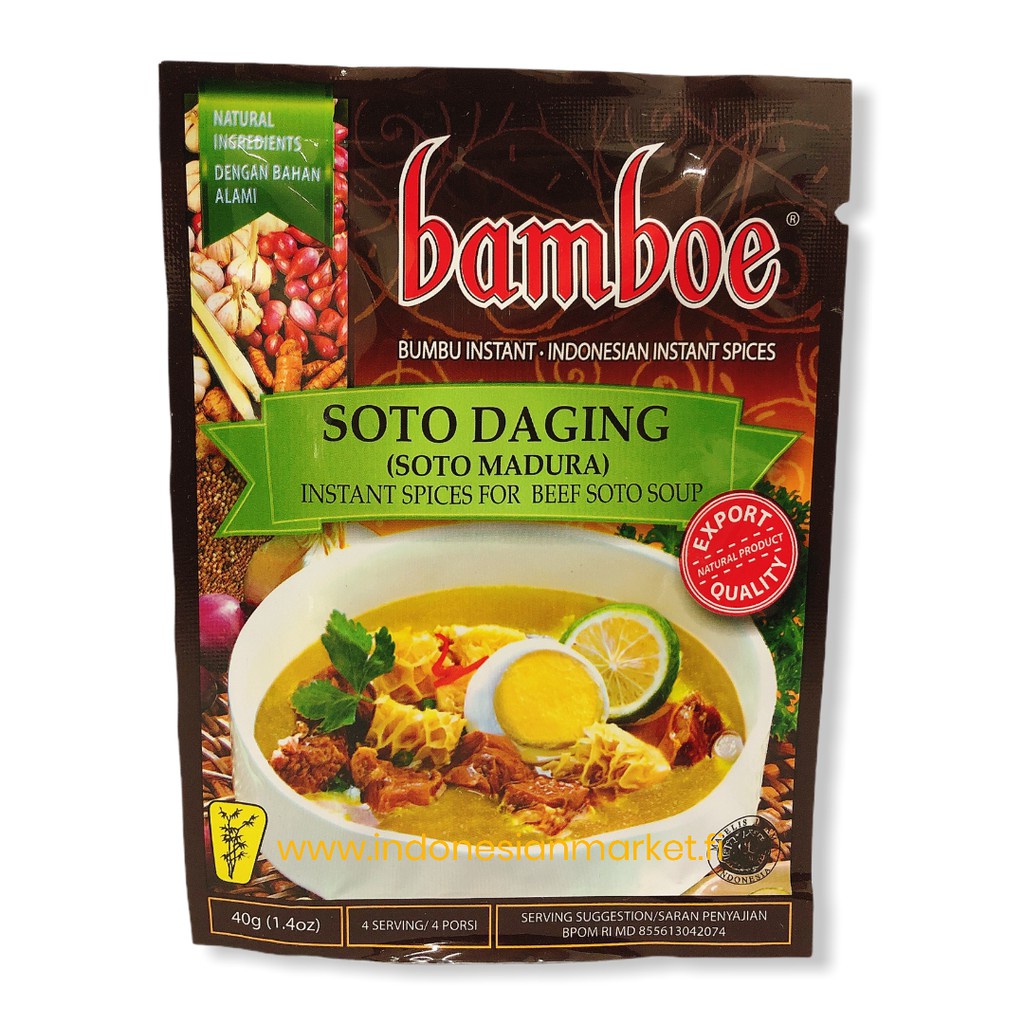 Jual Bamboe Bumbu Dapur All Varian Rawon / Nasi Goreng / Bali / Soto ...