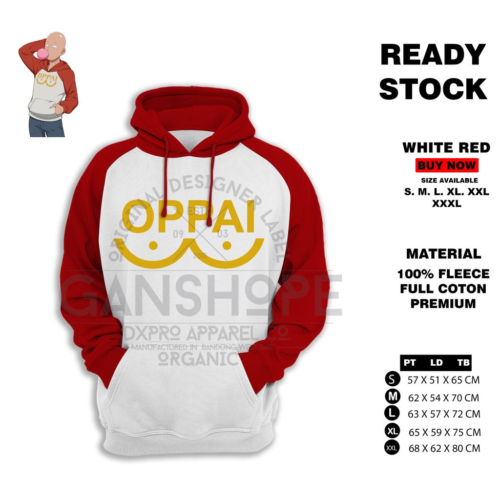 Oppai hoodie shop shopee