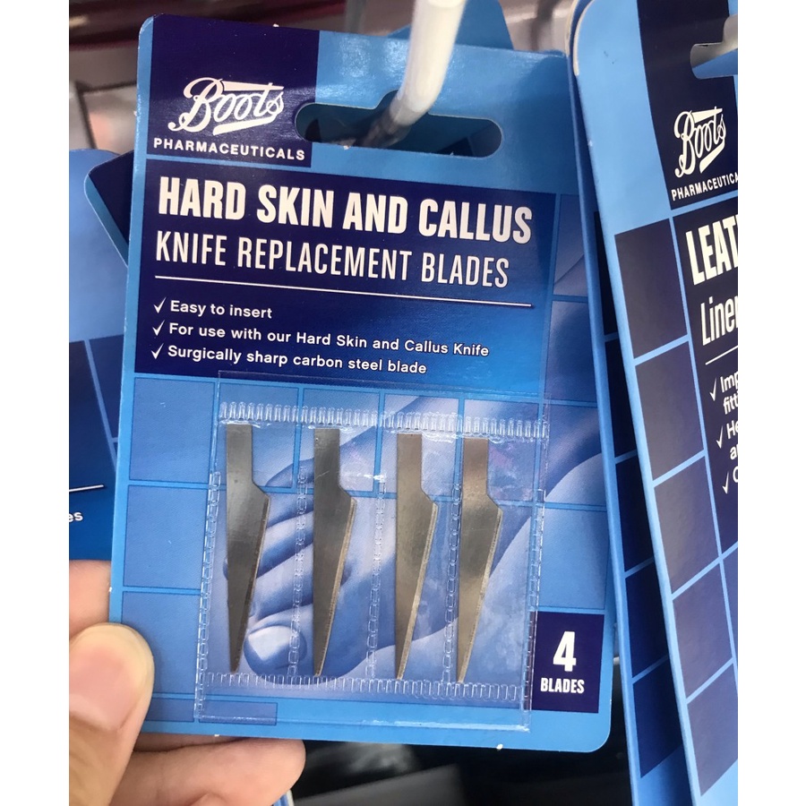 Jual BOOTS UK Hard Skin Callus Knife Replacement Blades Blade Pedicure