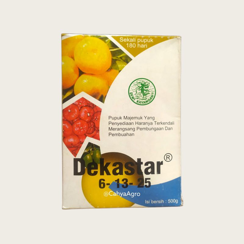 Jual Pupuk Bunga Dekastar Osmocote 6 13 25 Kemasan 500 Gram Shopee