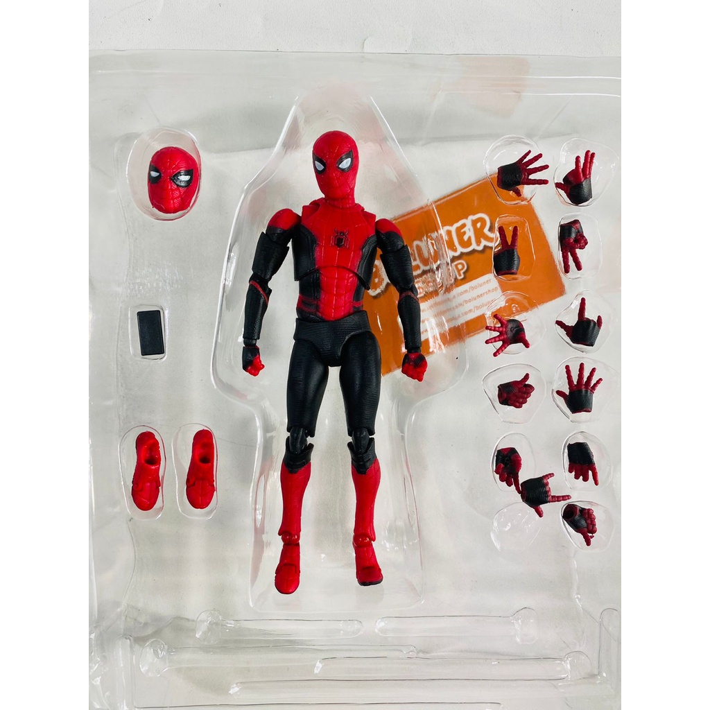 Jual Mafex Spider Man Far From Home Figure Spiderman SHF Magnet Jaring ...