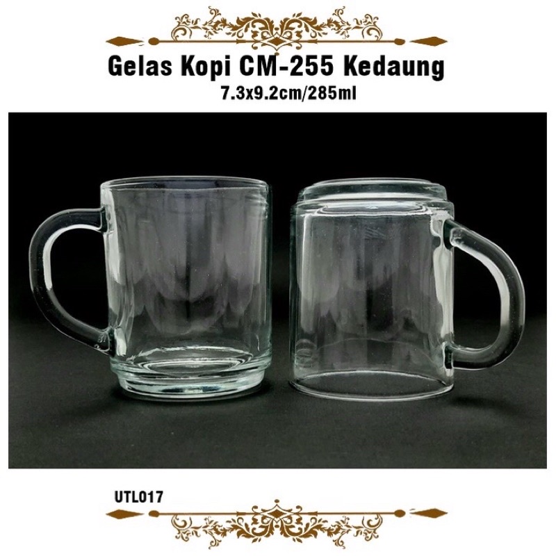 Jual Gelas Kopi Kedaung Mc 555 Cangkir Kopi Kaca 6pcs Shopee Indonesia 9487