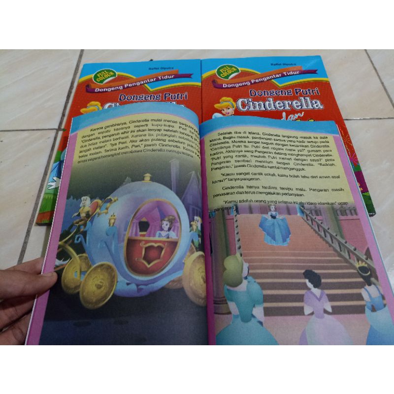 Jual Buku Anak Dongeng Putri Cinderella dan Pinokio Bergambar | Shopee ...