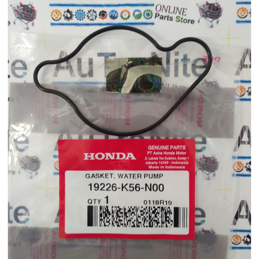 Jual Seal Gasket Water Pump Cover Radiator 19226-K56-N00 Original Honda ...