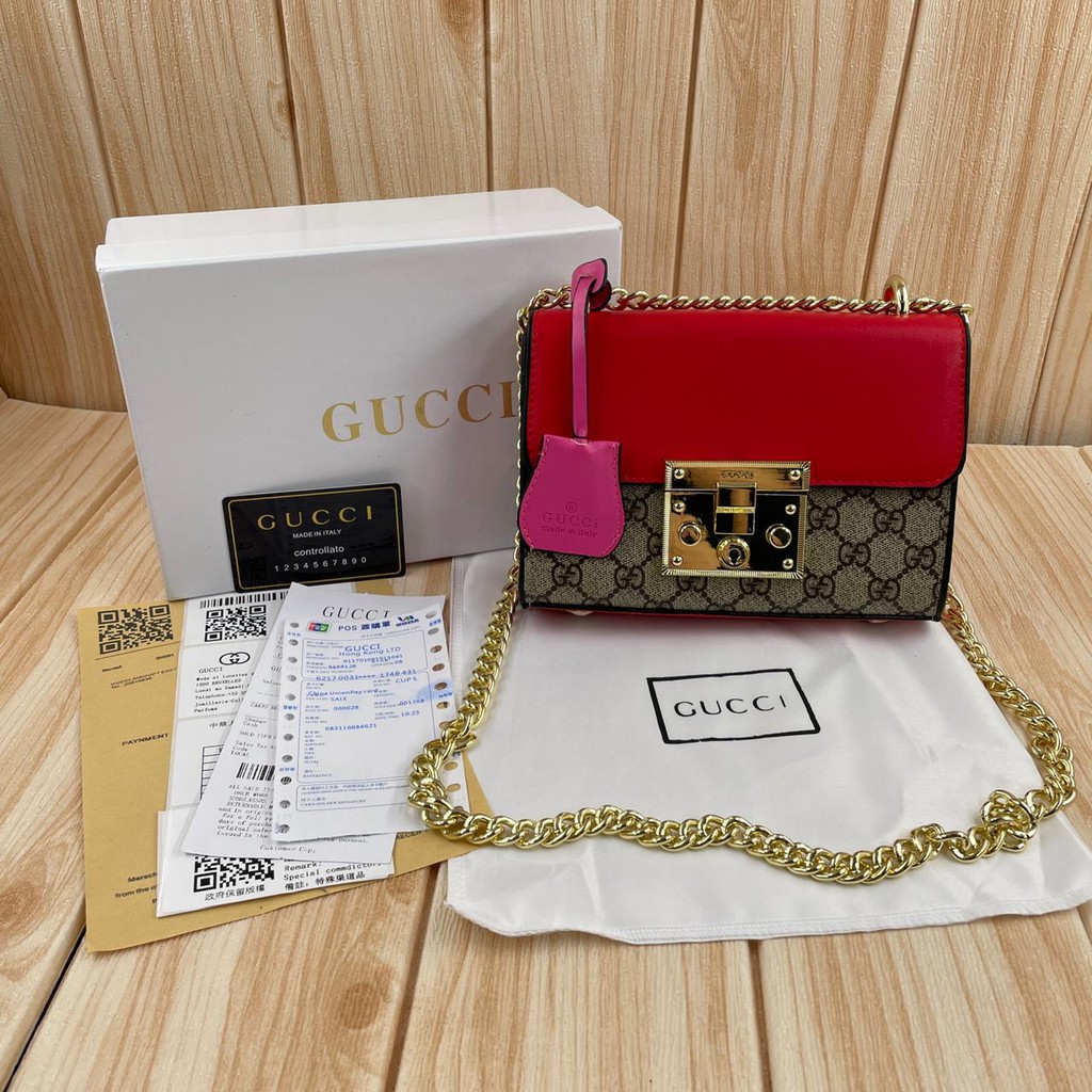 Tas gucci hot sale padlock