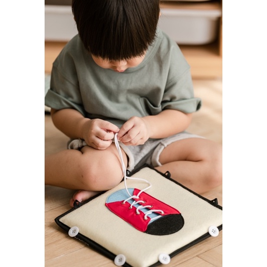 Jual Dressing Mat - Sensory Mat Stage 2 - Montessori Toys | Shopee ...