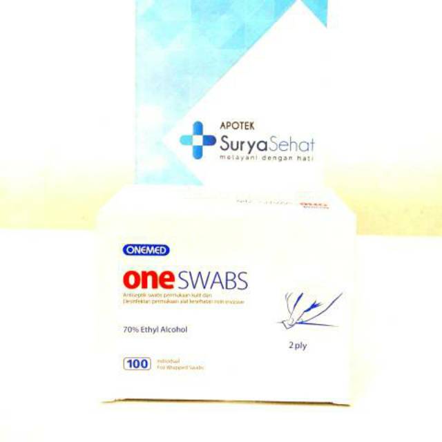 Jual Onemed Alcohol Swabs 2 Ply Alkohol Swab Kapas Alkohol Box Isi 100 Pcs Shopee Indonesia 6499