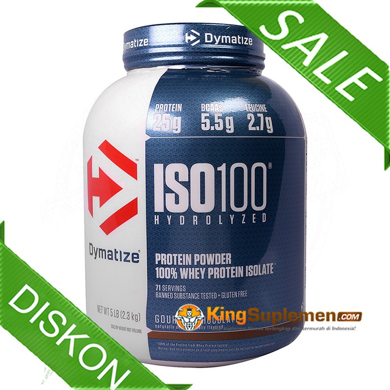 Jual Dymatize Iso 100 Whey 5lbs Hydrolyzed Lisensi Resmi Dni