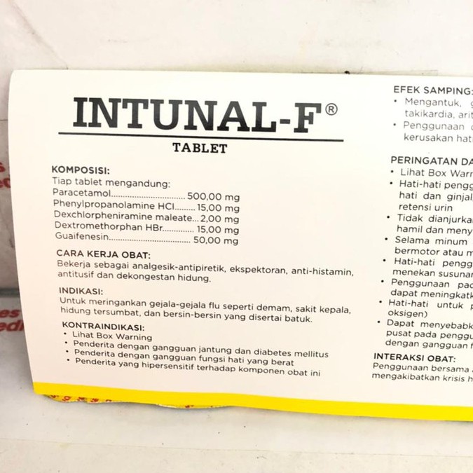 Jual Intunal Forte Isi 10 Tablet - Obat Batuk Pilek | Shopee Indonesia
