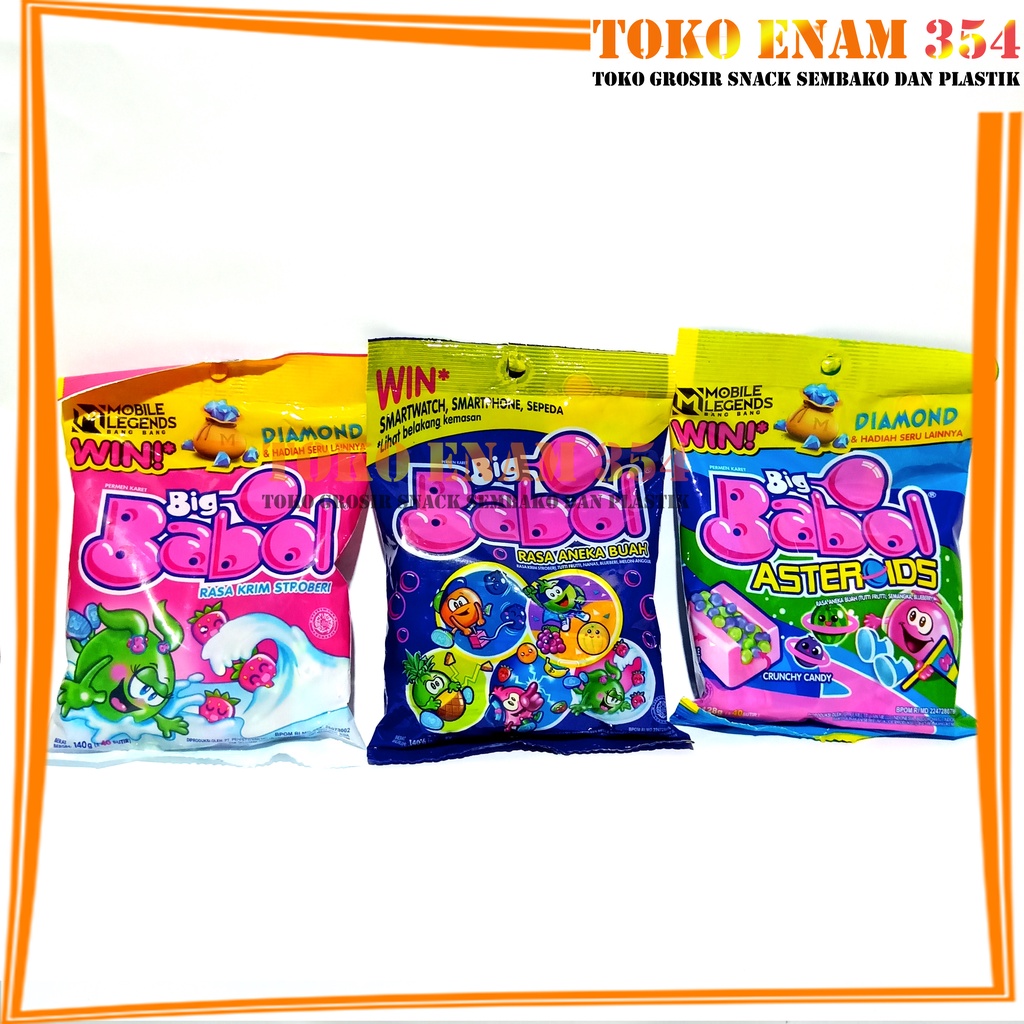 Jual Permen Big Babol x chupa chups sak isi 40 pcs x 3,8 gram (kemasan ...
