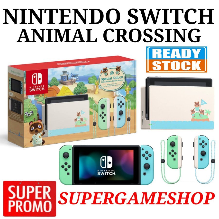 Jual nintendo switch clearance animal crossing