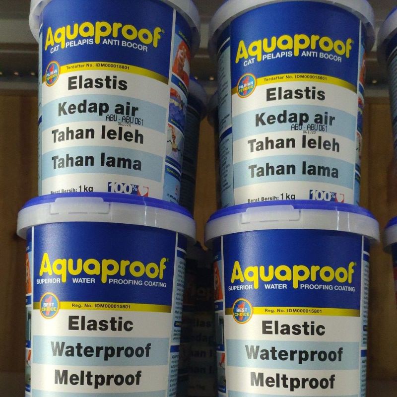 Jual Cat Pelapis Anti Bocor Aquaproof 1kg Shopee Indonesia 5240