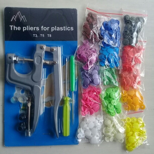 Jual Bisa Cod Alat Pasang Kancing Jepret Plastik Plastic Snap