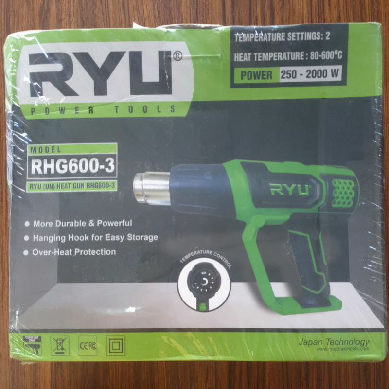 Jual RYU HEAT GUN RGH600-3 | Shopee Indonesia
