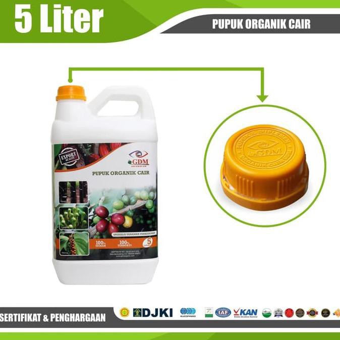 Jual PUPUK ORGANIK CAIR GDM PERKEBUNAN 5 LITER Shopee Indonesia