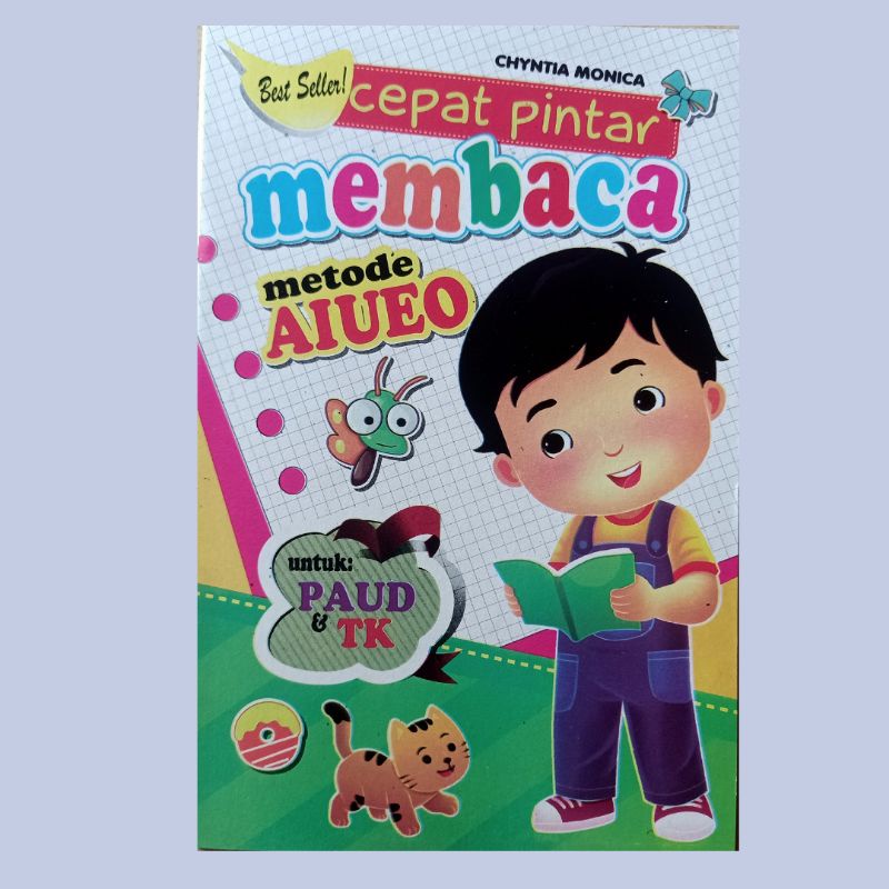 Jual Buku Anak Cepat Pintar Membaca Metode Aiueo Untuk Anak Paud And Tk