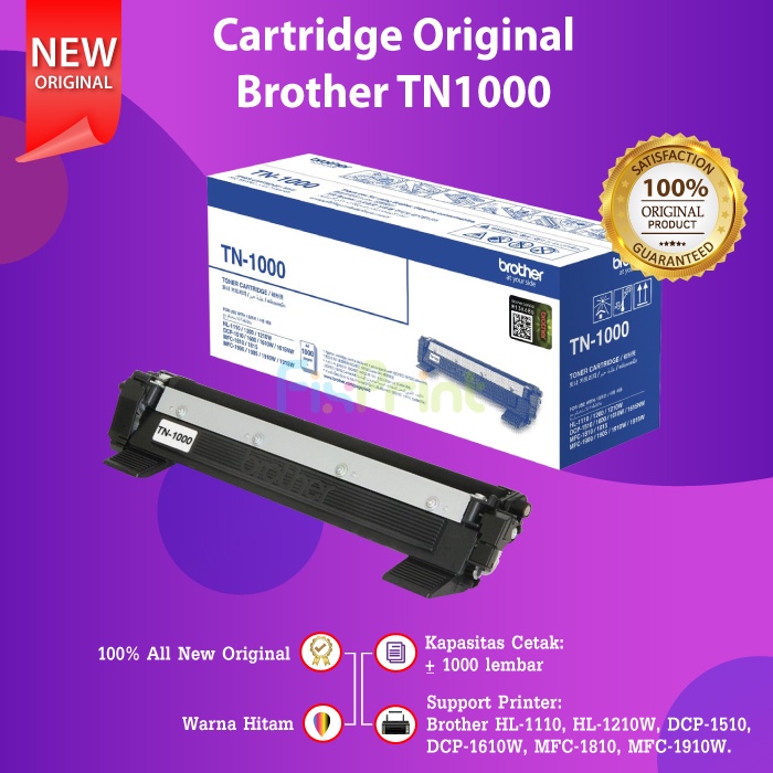 Jual Cartridge Toner Compatible TN1000 Printer Brother Laserjet HL1110