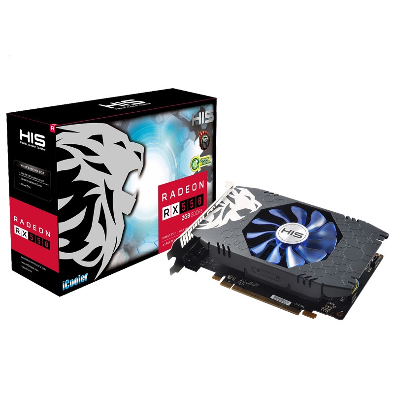 Jual Vga HIS Radeon RX550 2 GB GDDR5 | Shopee Indonesia